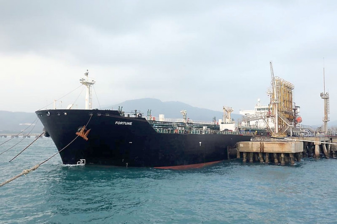 Iranian tanker docks in Venezuelan port